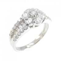 PT フラワー ダイヤモンド リング 1.00CT