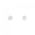 PT ソリティア ダイヤモンド ピアス 0.30CT