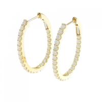 【新品】K18YG ダイヤモンド ピアス 1.00CT