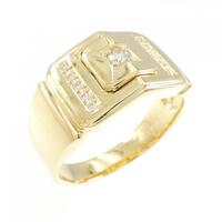 【新品】K18YG ダイヤモンド リング 0.16CT