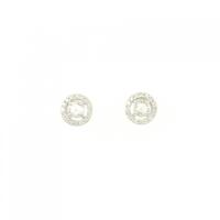 K10WG ダイヤモンド ピアス 0.44CT