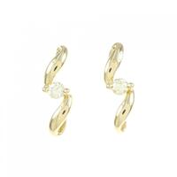 K18YG ダイヤモンド ピアス 0.486CT