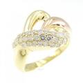 K18YG/K18PG ダイヤモンド リング 0.50CT