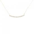 【新品】K18YG ダイヤモンド ネックレス 0.20CT