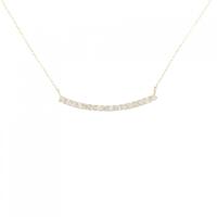 【新品】K18YG ダイヤモンド ネックレス 0.20CT