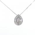 K18WG ダイヤモンド ネックレス 1.00CT