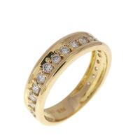 K18YG ダイヤモンド リング 0.40CT