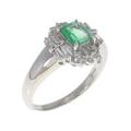 PT エメラルド リング 0.43CT