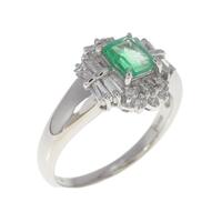 PT エメラルド リング 0.43CT
