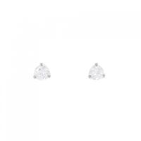 PT ソリティア ダイヤモンド ピアス 0.50CT