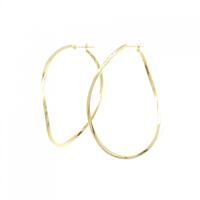 【新品】K18YG フープ ピアス