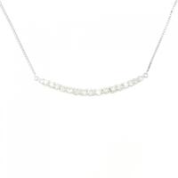 K18WG ダイヤモンド ネックレス 0.52CT