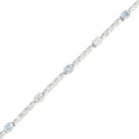 K18WG ダイヤモンド ブレスレット 1.00CT