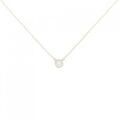 K18YG ソリティア ダイヤモンド ネックレス 0.19CT