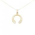 K18YG ダイヤモンド ネックレス 0.13CT