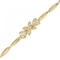 K18YG ダイヤモンド ブレスレット 0.09CT