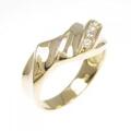 K18YG ダイヤモンド リング 0.12CT