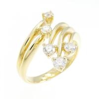 K18YG ダイヤモンド リング 0.50CT