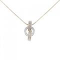 K18スリーカラー ダイヤモンド ネックレス 0.40CT