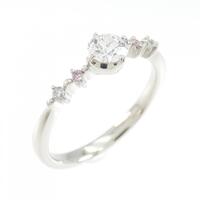 プラチナダイヤモンドリング 0.274CT F SI2 EXT