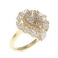 【リメイク】ダイヤモンド リング 1.009CT LYB SI1 ペアシェイプ