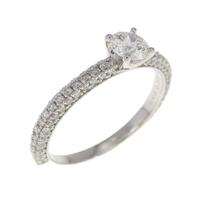 PT ダイヤモンド リング 0.333CT F VS2 3EXT H&C