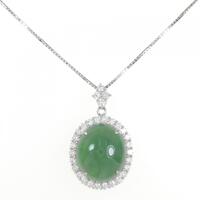 PT ヒスイ ネックレス 21.36CT