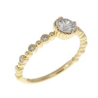 【リメイク】K18YG ダイヤモンドリング 0.315CT E SI2 GOOD