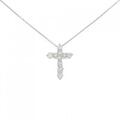 PT クロス ダイヤモンド ネックレス 0.50CT