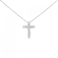 PT クロス ダイヤモンド ネックレス 0.50CT