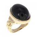 K18YG オニキス リング