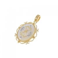 K18YG/PT マザーオブパール ペンダント