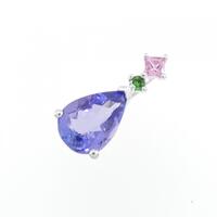 K18WG タンザナイト ペンダント 1.00CT