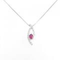 PT ルビー ネックレス 0.34CT