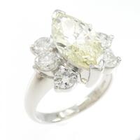 PTダイヤモンドリング 3.014CT M I1 マーキスカット