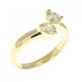 K18YG ダイヤモンド リング 0.518CT