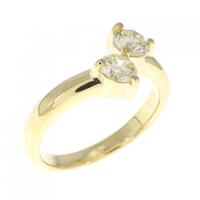 K18YG ダイヤモンド リング 0.518CT