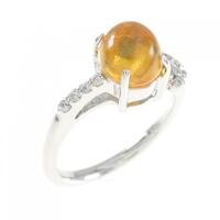 K18WG オパール リング 1.160CT