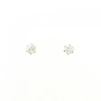 PT ソリティア ダイヤモンド ピアス 0.30CT