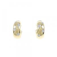 ティファニー ドッツワイドフープ ピアス