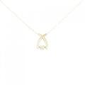 K18YG ダイヤモンド ネックレス 0.08CT