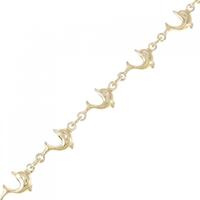 750YG ドルフィン ブレスレット