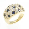 K18YG サファイヤ リング 0.93CT
