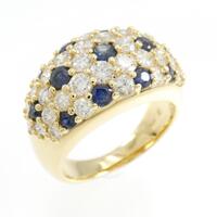 K18YG サファイヤ リング 0.93CT