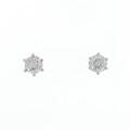 PT ソリティア ダイヤモンド ピアス 0.41CT