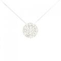 PT フラワー ダイヤモンド ネックレス 0.35CT