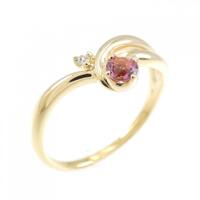 K18YG トルマリン リング