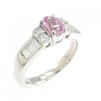 PT サファイヤ リング 0.592CT