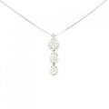 PT スリーストーン ダイヤモンド ネックレス 0.50CT