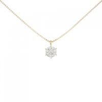 【新品】PT ソリティア ダイヤモンド ネックレス 0.434CT G SI1 VG